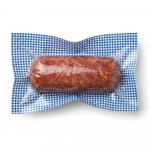 Siegelrandbeutel glatt, blau kariert 16,5x21,0cm PA/PE Folie 90my